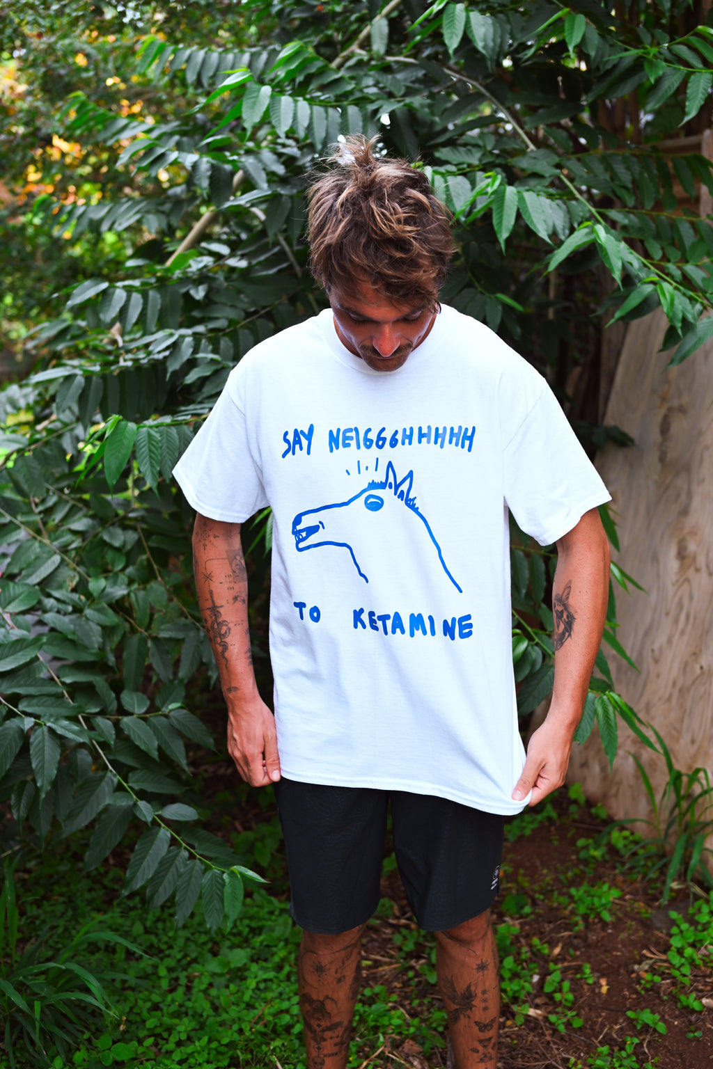 Just Say Neigh Unisex tee