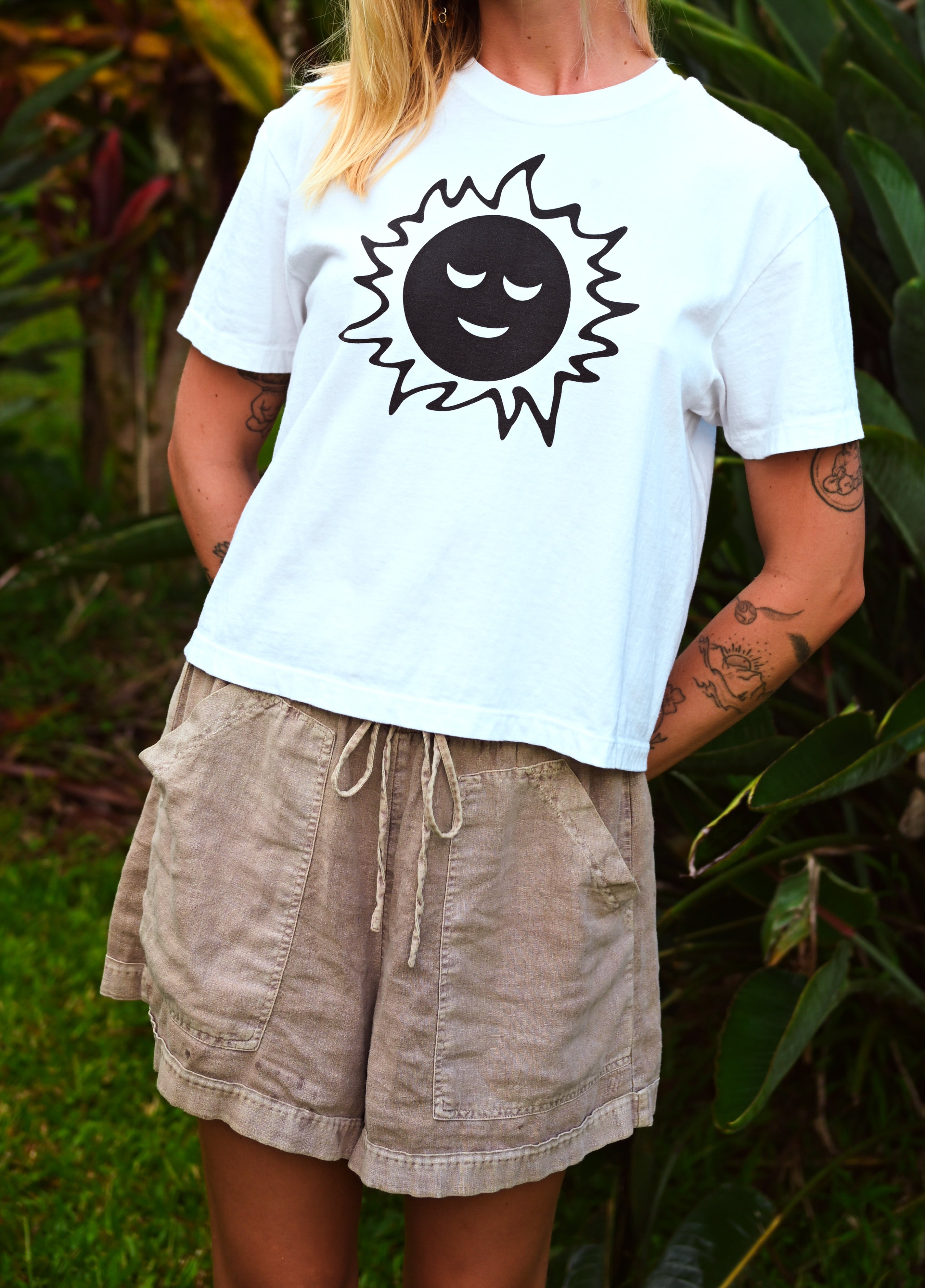 Sunny TM women's heavyweight boxy tee