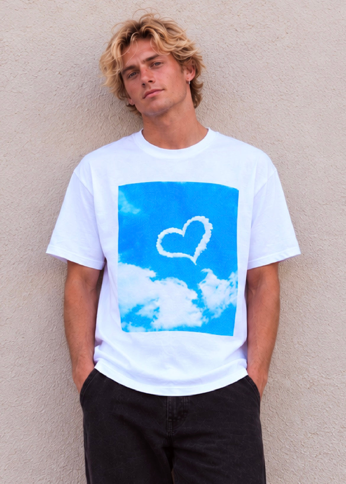 Heart in the Clouds Unisex tee