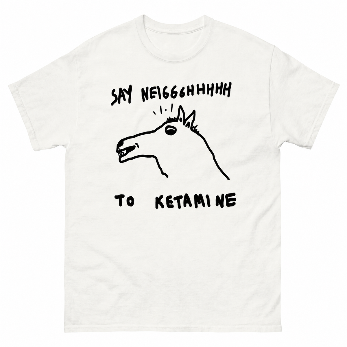 Just Say Neigh Unisex tee