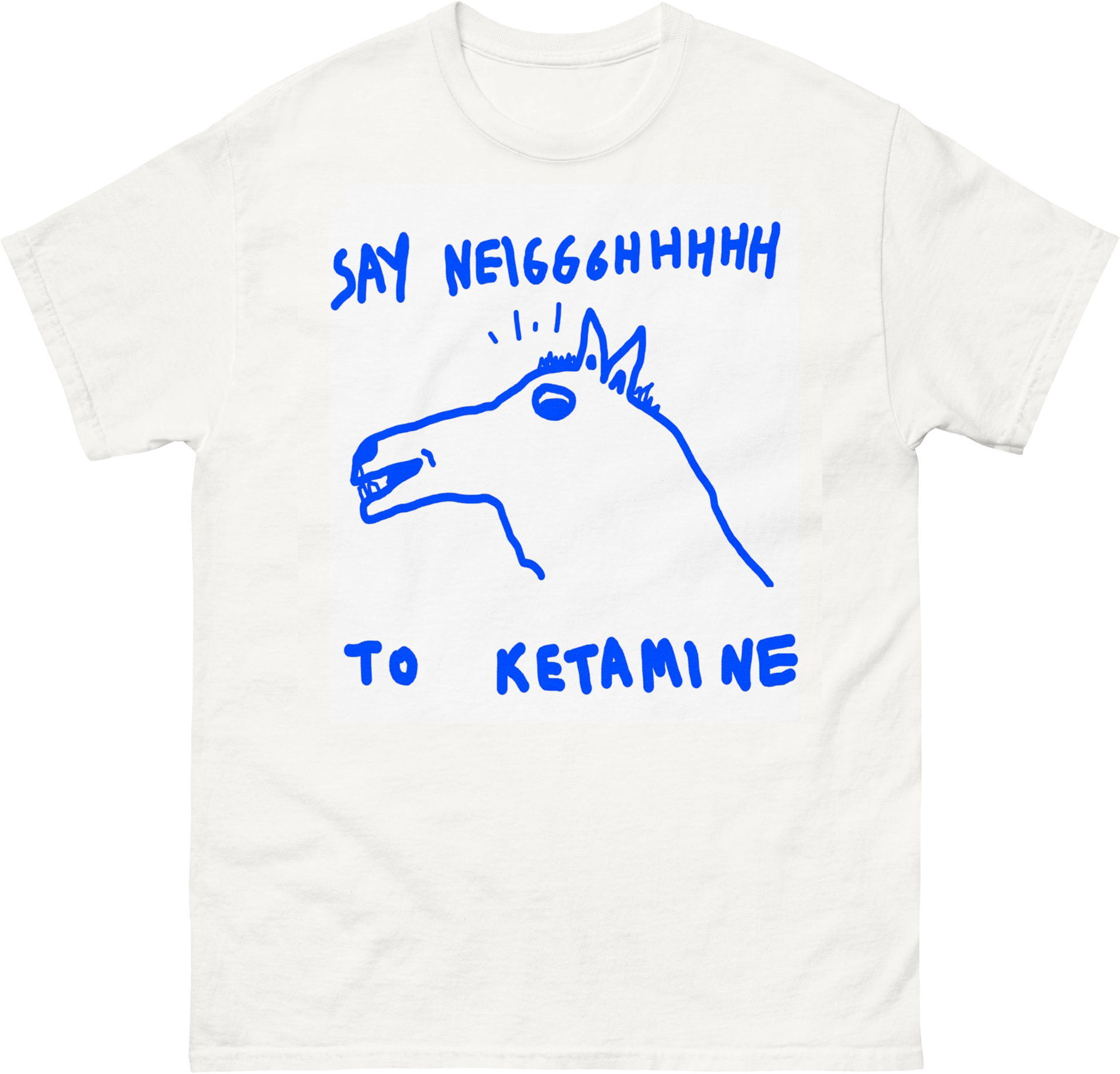 Just Say Neigh Unisex tee